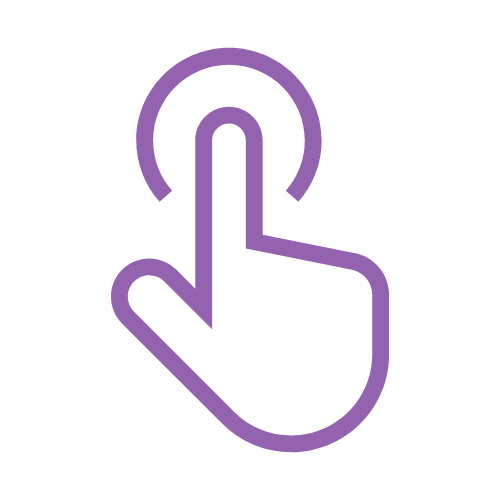 Icon of hand pointing