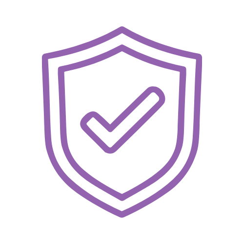 Badge icon with checkmark