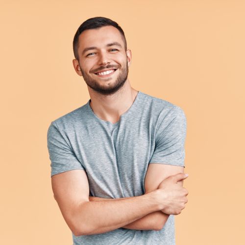 Smiling man